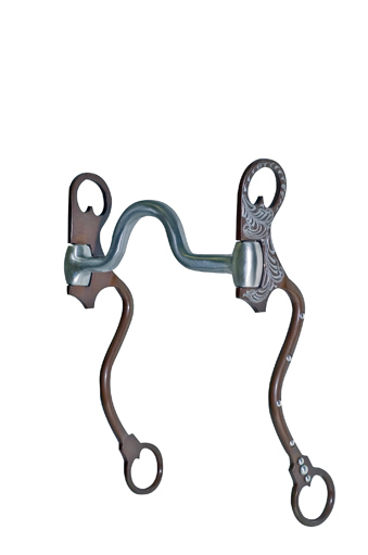 Correction Bit with S-Shanks 5"/12,7cm/Teeth/Bridle/Bridles Snaffle 